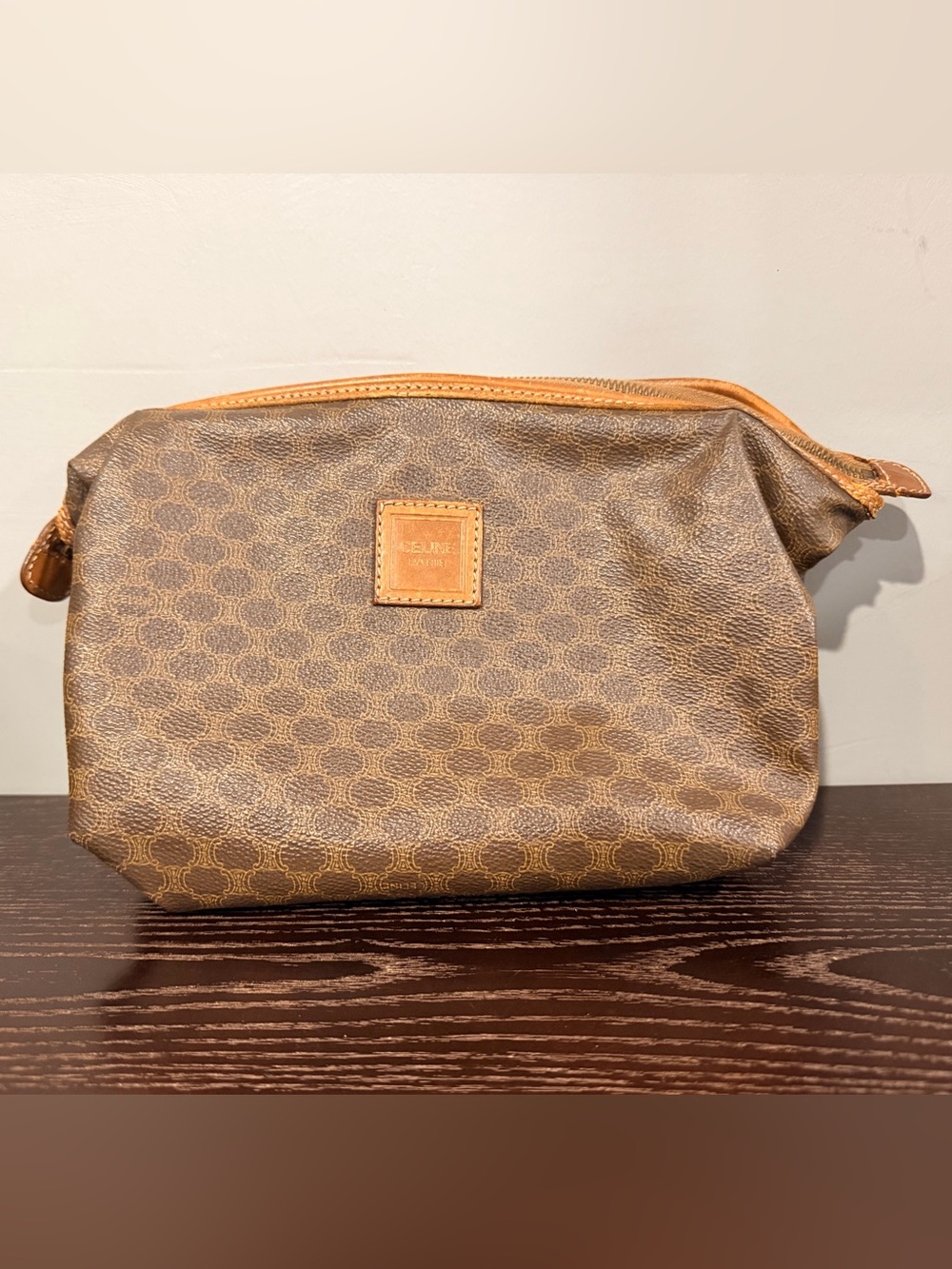 Celine Macadam Pouch Brown & Tan